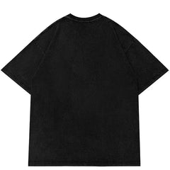 Half Face Graphic Y2K Tees