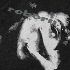 Half Face Graphic Y2K Tees