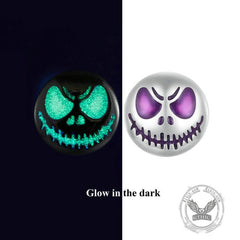 Halloween Luminous Ghost Sterling Silver Stud Earrings