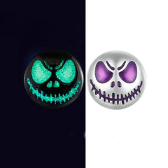 Halloween Luminous Ghost Sterling Silver Stud Earrings