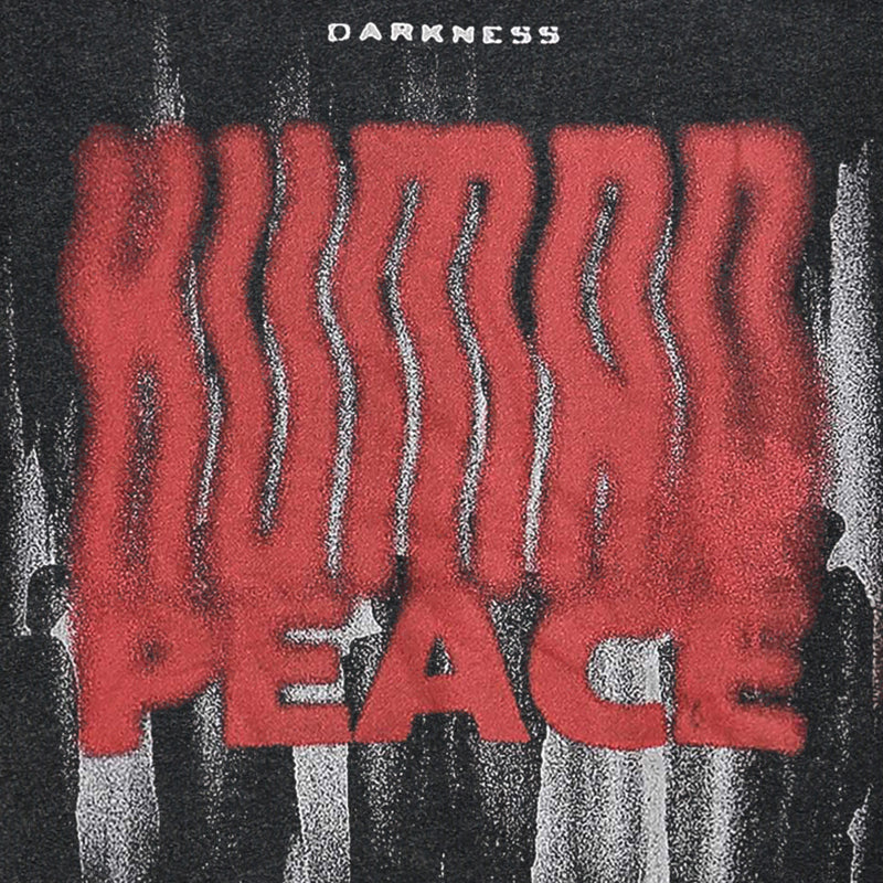 Human Shadow Graphic T Shirts Y2K