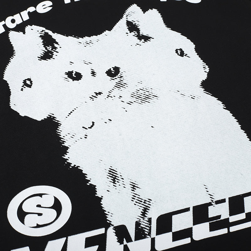 Hydra Cat Graphic Y2K T Shirt