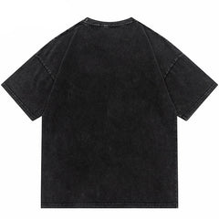 Illusion Letter Printed Y2K Tee