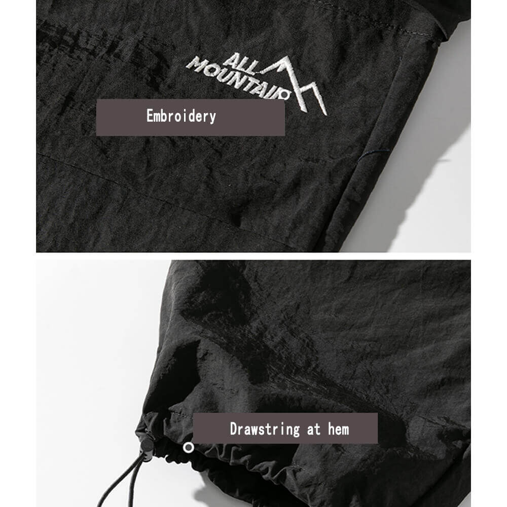 Japanese Casual Waterproof Loose Paratrooper Pants