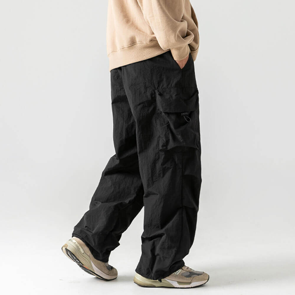 Japanese Casual Waterproof Loose Paratrooper Pants