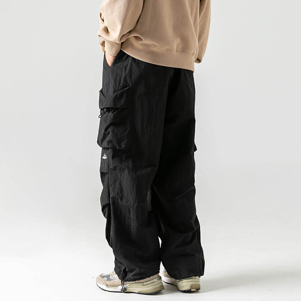 Japanese Casual Waterproof Loose Paratrooper Pants