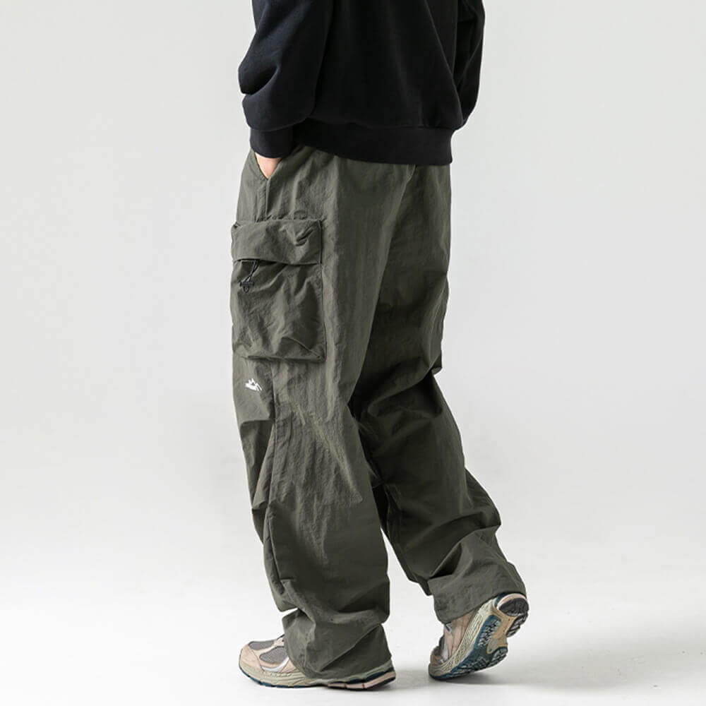 Japanese Casual Waterproof Loose Paratrooper Pants