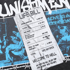 Life Label Graphic T Shirt Y2K