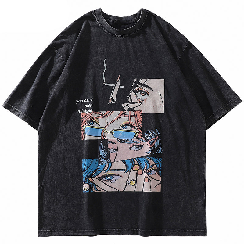 Loose Y2K Shirt Men Oversize