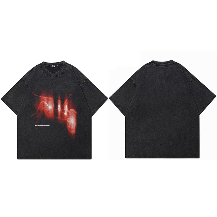 Lost Shadow Graphic T Shirt Y2K
