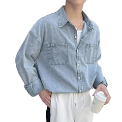 Men's Denim Shirts Y2K
