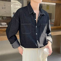 Men's Denim Shirts Y2K