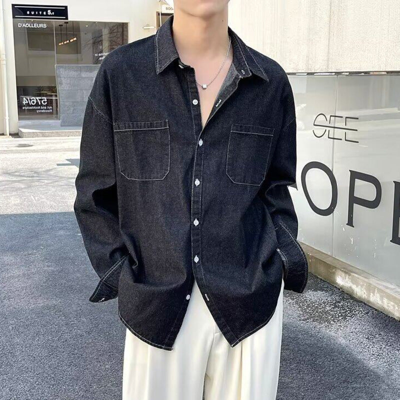 Men's Denim Shirts Y2K