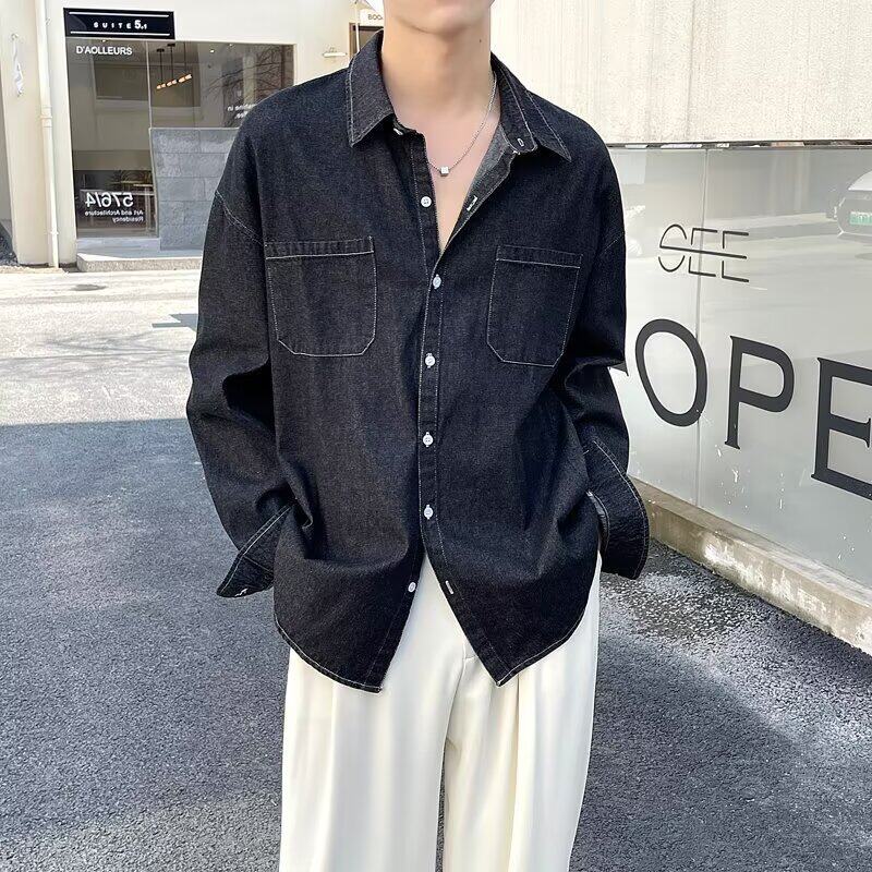 Men's Denim Shirts Y2K