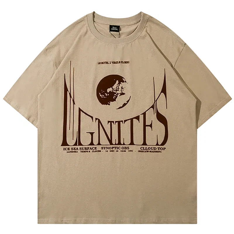 Oversize Y2K Casual Graphic Shirt