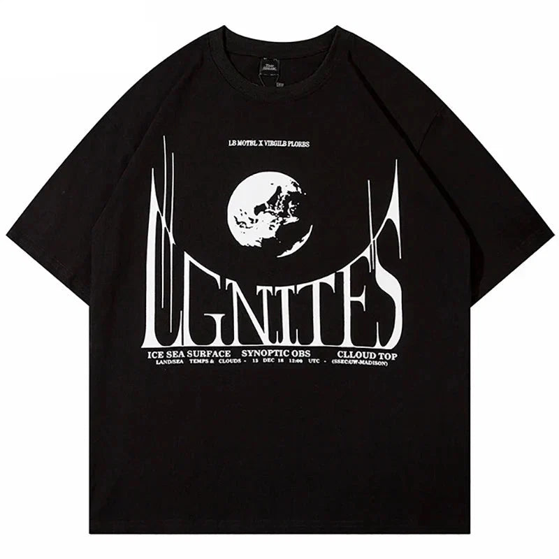Oversize Y2K Casual Graphic Shirt