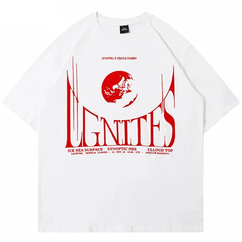 Oversize Y2K Casual Graphic Shirt