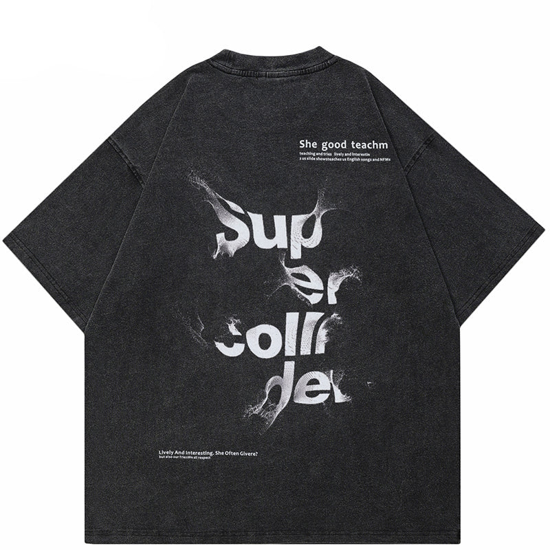 Oversized Aesthetic Y2K Graphic Tee