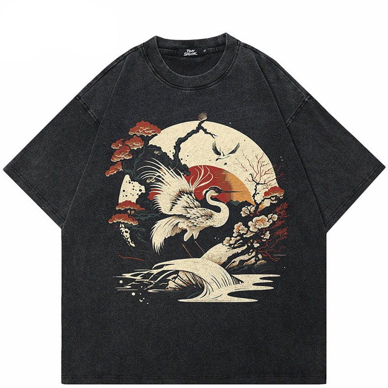 Oversized Black Y2K Shirt