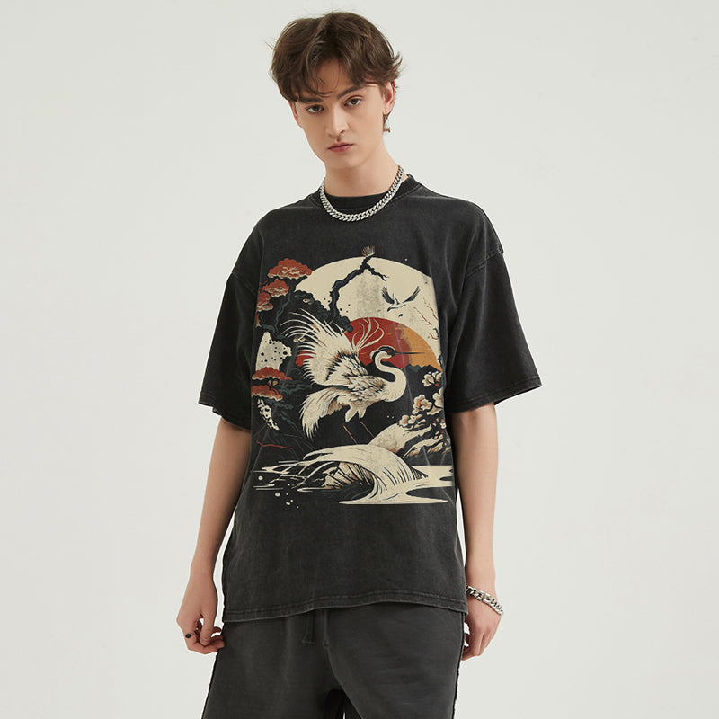 Oversized Black Y2K Shirt