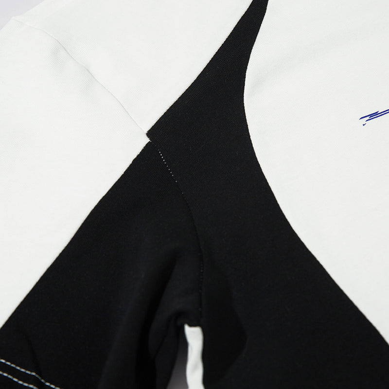 Patchwork Mens Y2K Shirts