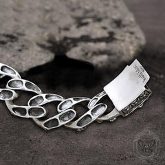 Retro Sterling Silver Skull Bracelet