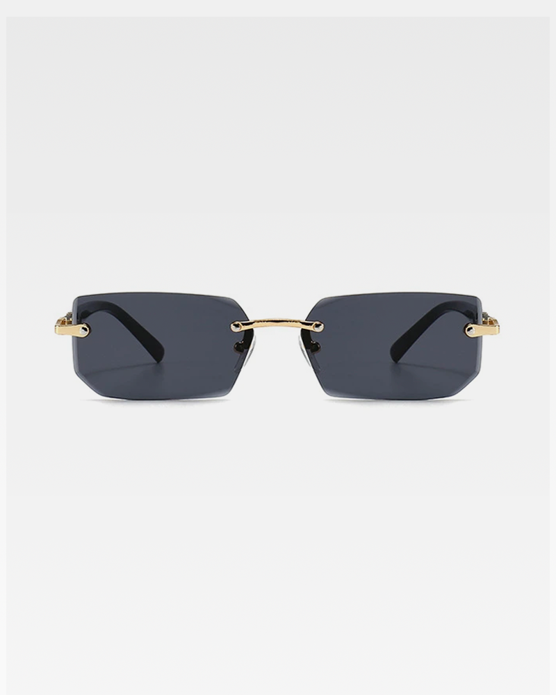 Rimless Rectangle Sunglasses