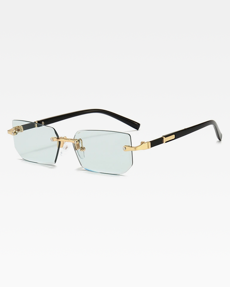 Rimless Rectangle Sunglasses