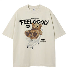 Shopping Cart Print Y2K Tee