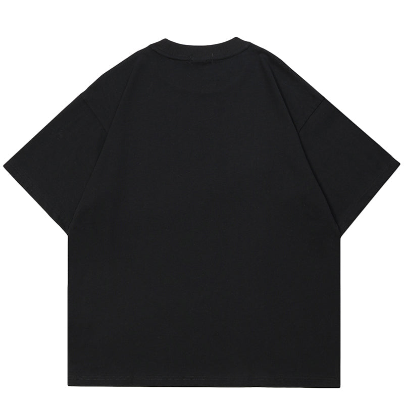Shopping Cart Print Y2K Tee