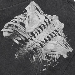 Skeleton Graphic Y2K T Shirt