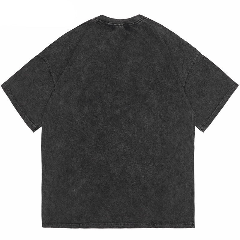 Star Print Y2K Baggy T Shirts