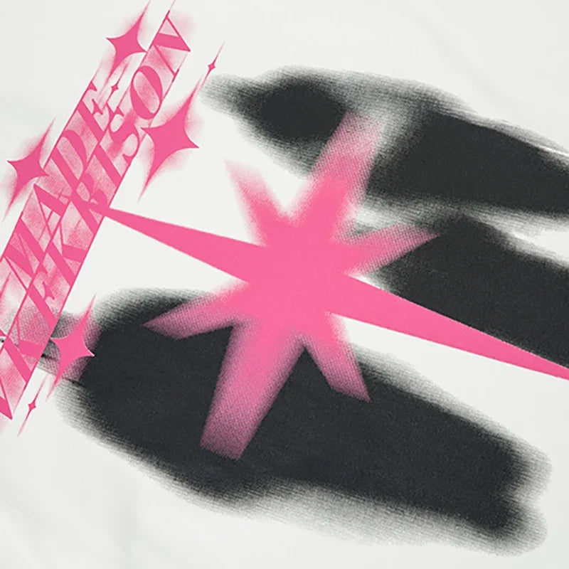 Star Shadow Graphic Y2K T Shirt