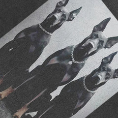 Three Dogs Graphic T Shirts Y2K
