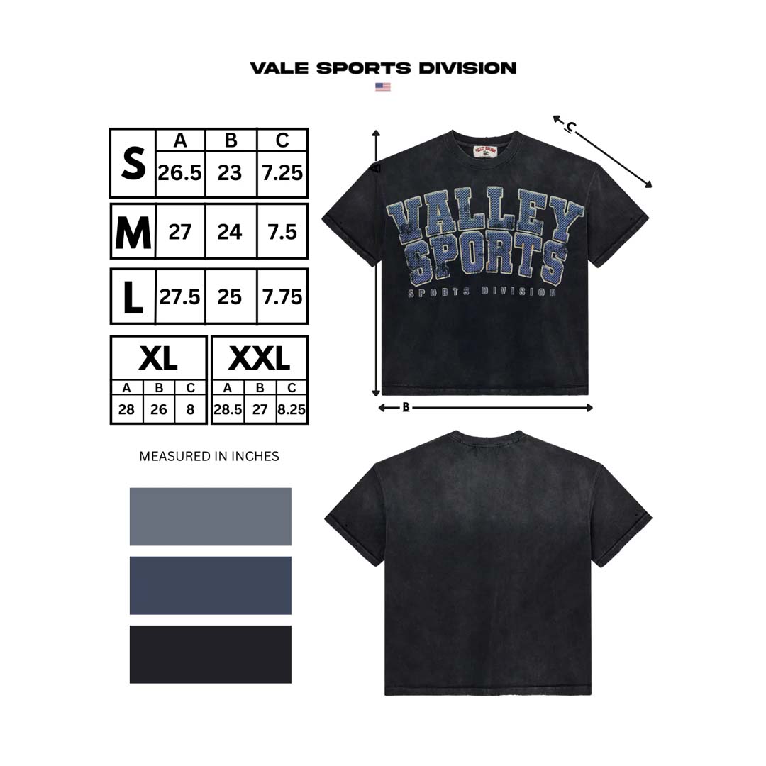 Vale Forever Sports Division Logo Tee Black