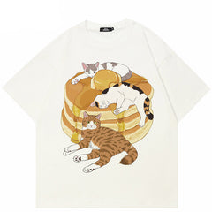 White Y2K Aesthetic Shirts
