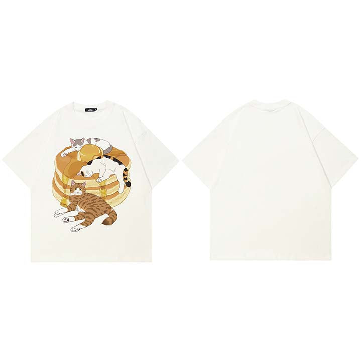 White Y2K Aesthetic Shirts