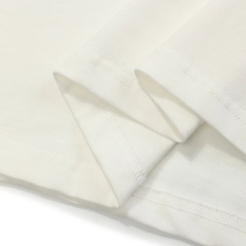 White Y2K Aesthetic Shirts