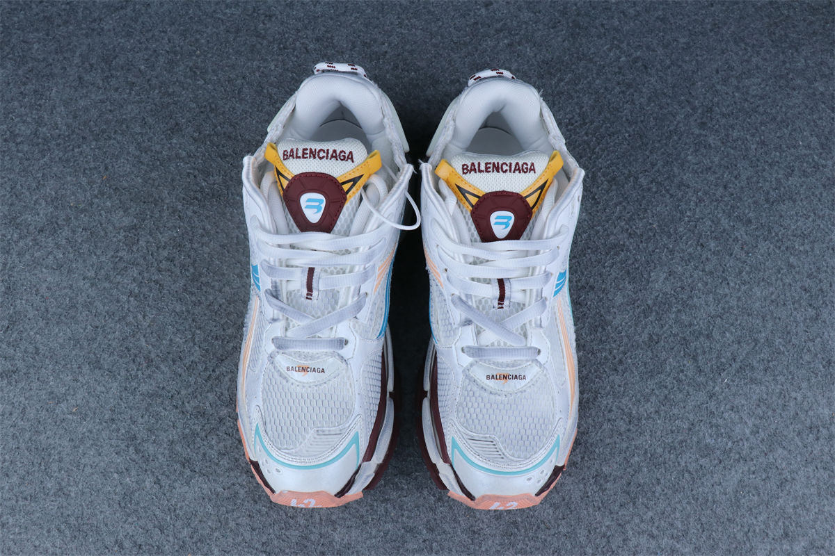 Balenciaga Wmns Runner Sneaker 'Worn-Out - White Blue Pink'