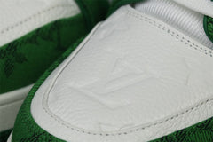 LV Trainer 'Green Monogram Denim'