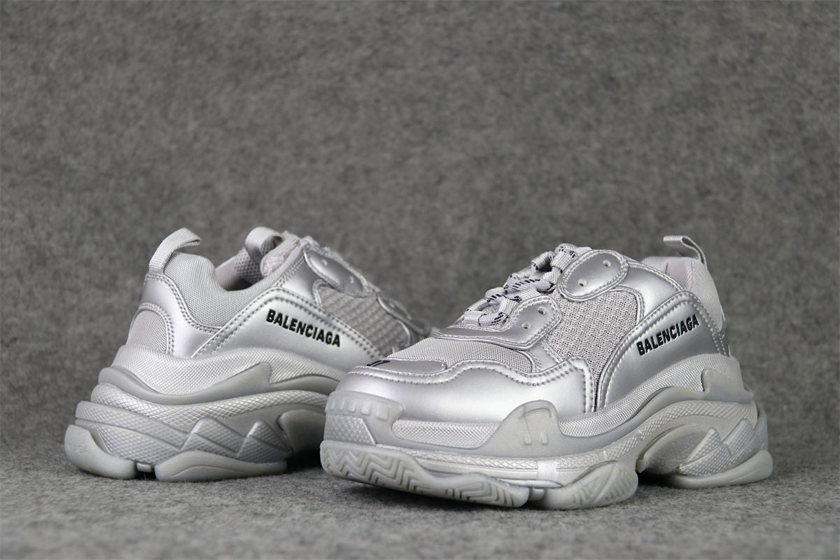 Balenciaga Triple S 'Silver Metallic'