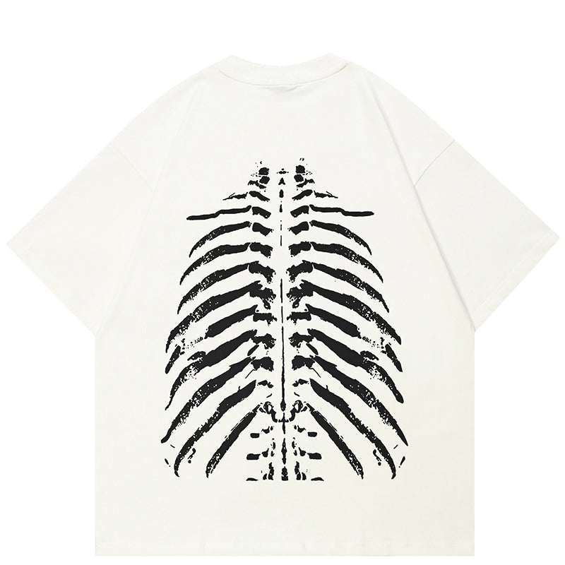 Y2K Angel Skeleton T Shirt