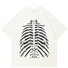 Y2K Angel Skeleton T Shirt