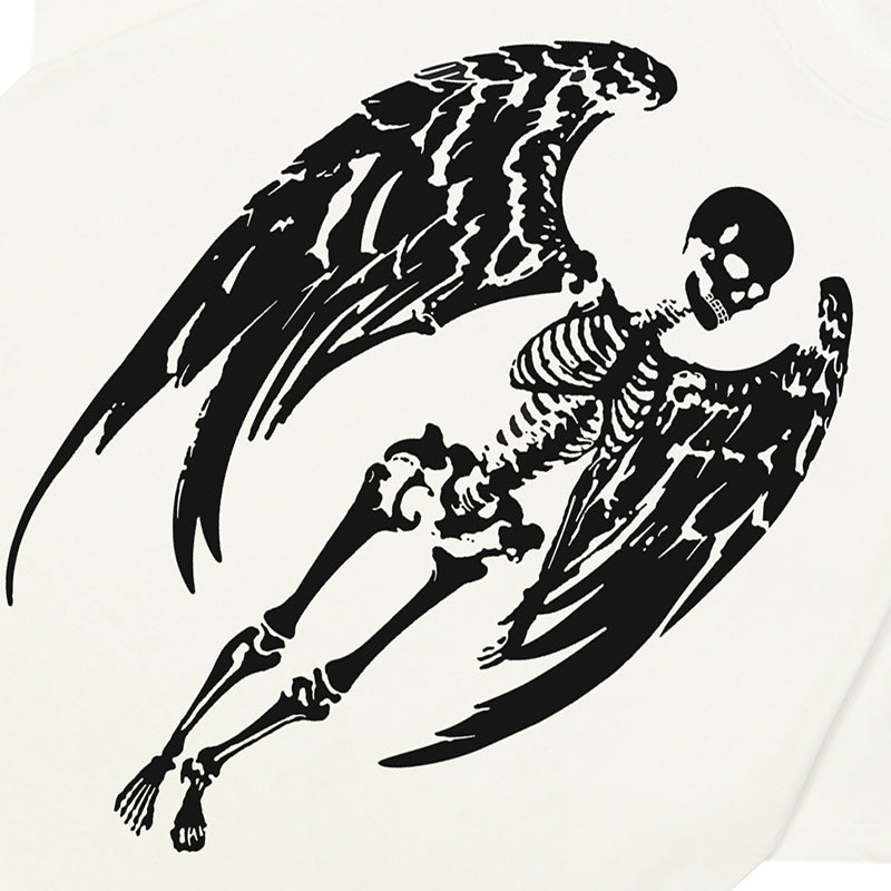 Y2K Angel Skeleton T Shirt