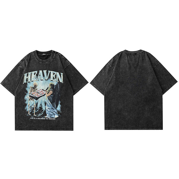 Y2K Angel Skull Shirt