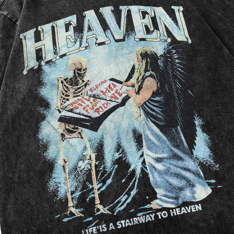 Y2K Angel Skull Shirt