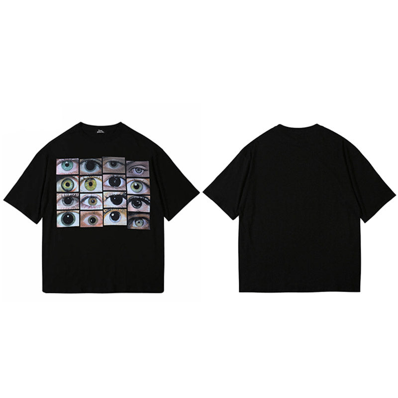 Y2K Baggy Shirts Print