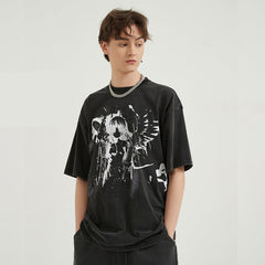 Y2K Black Graphic T Shirt