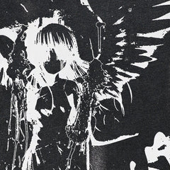 Y2K Black Graphic T Shirt