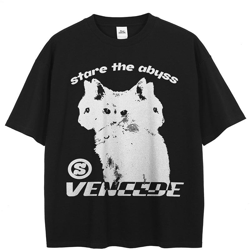 Y2K Black T Shirt Casual